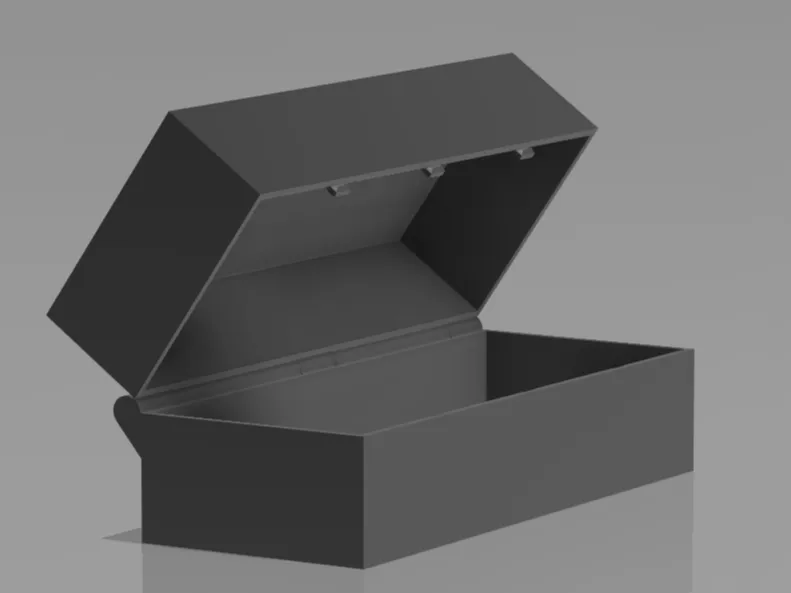 Hinged Storage Box – Snap-Close Lid