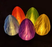 Œuf décoratif pour bougie chauffe-plat LED — photo 2