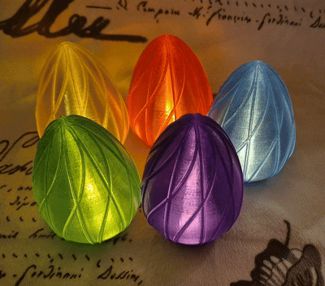 Decorative Egg for LED Tealights