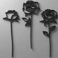 All roses - 0.2mm layer, 2 walls, 15% infill