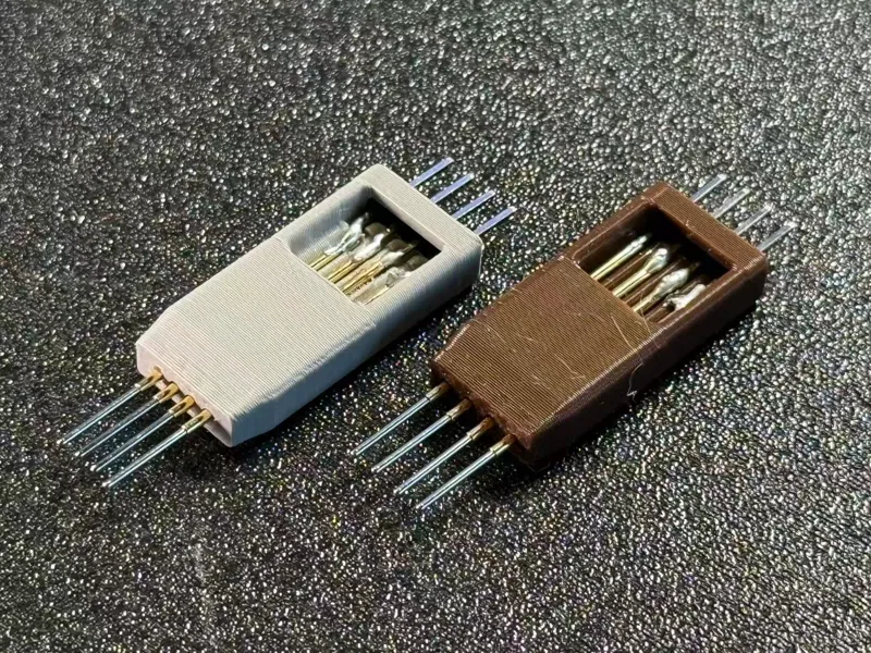烧录弹簧顶针stm32单片机4pin 2.54和2.0间距