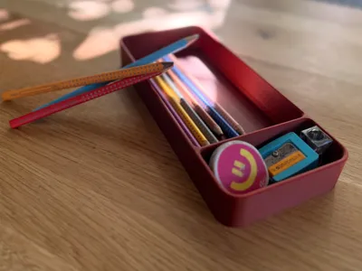 Storage box for pens