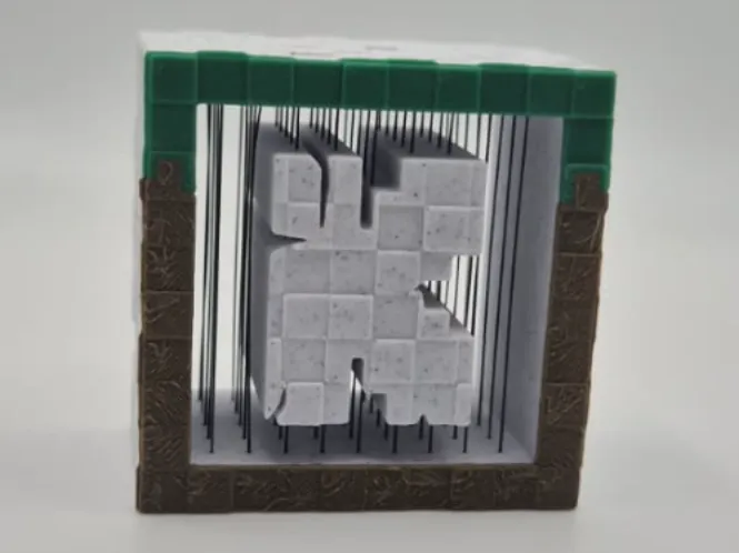 Minecraft Buchstabe-K String Art Alphabet