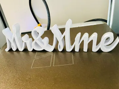 Mr & Mrs Wedding Party Decoration