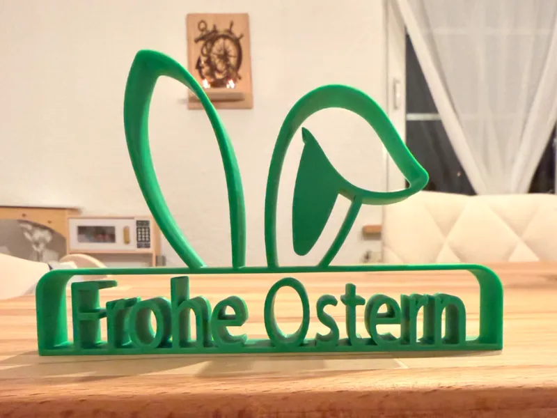 Osterdekoration „Frohe Ostern“