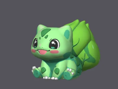 3Dプリント ポケモン フシギダネ - 無料3Dモデル -MakerWorld