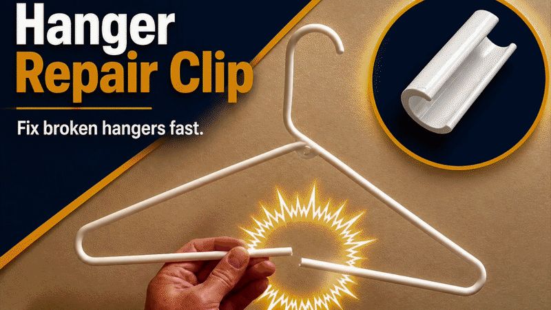 Clothes Hanger Repair Clip