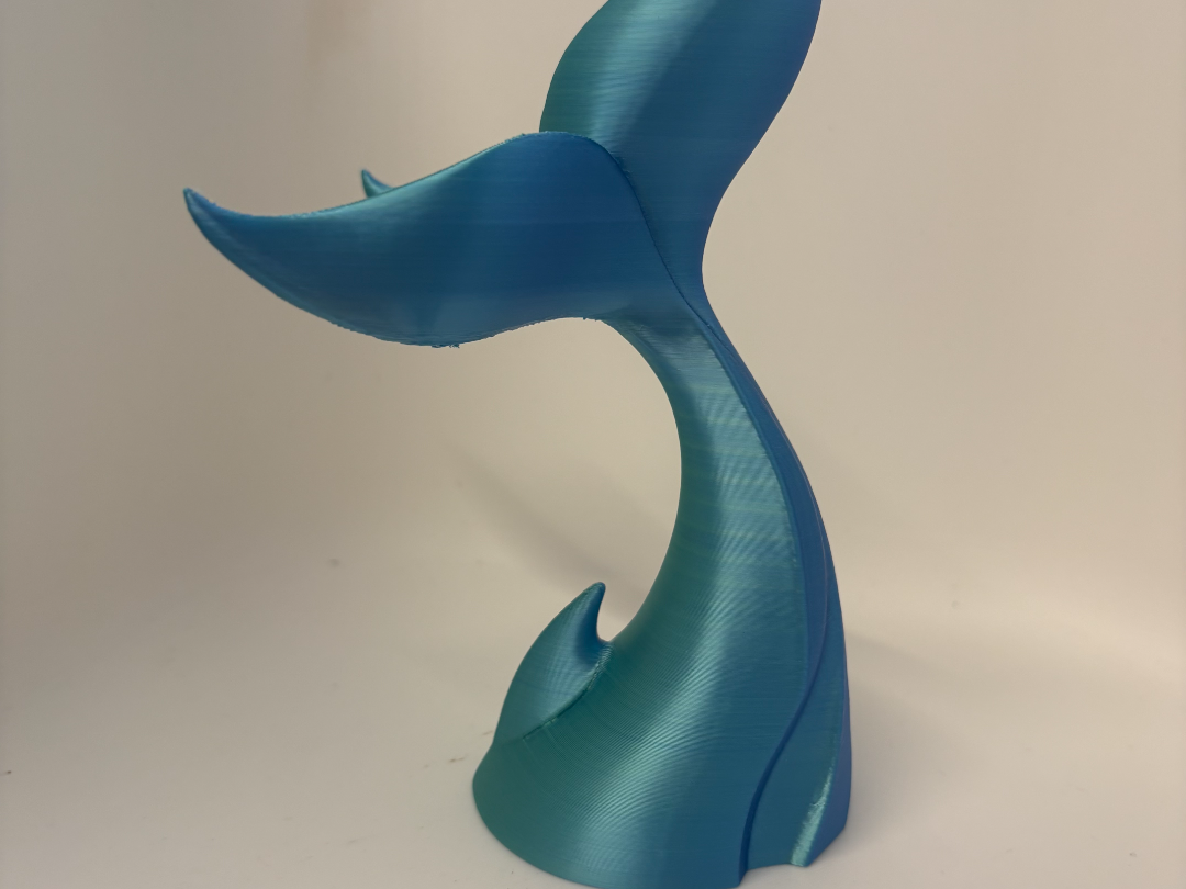 Whale Tail Ornament 