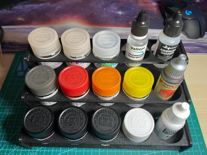 Tamiya/Mr. Hobby Paint Rack (10 ml)