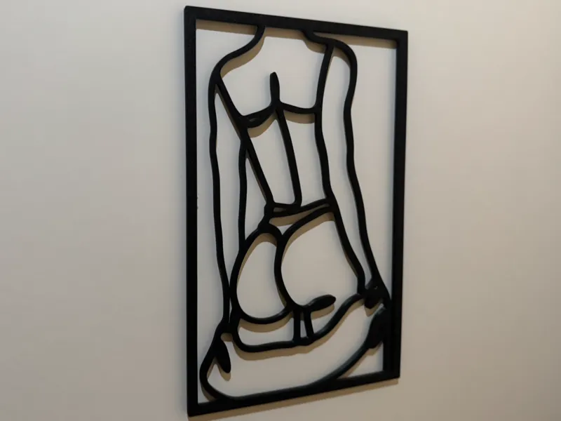 Minimalist Woman Line Art – Modern Wall Decor 3/3