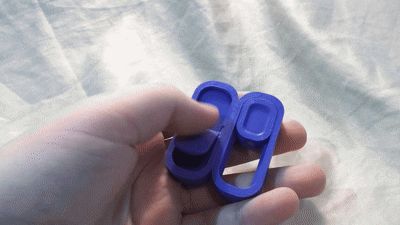 Combination Dual Slider / Clicker Fidget