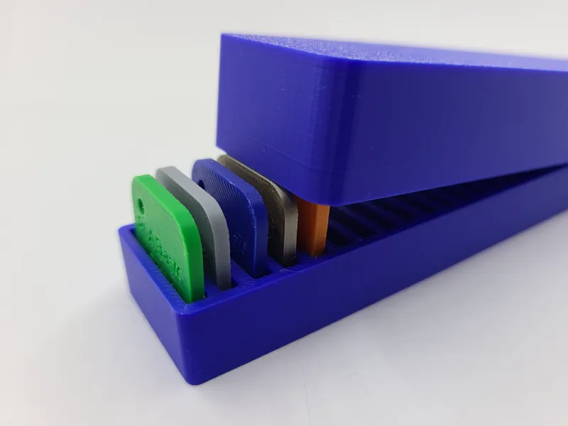 Boîte échantillons de filaments