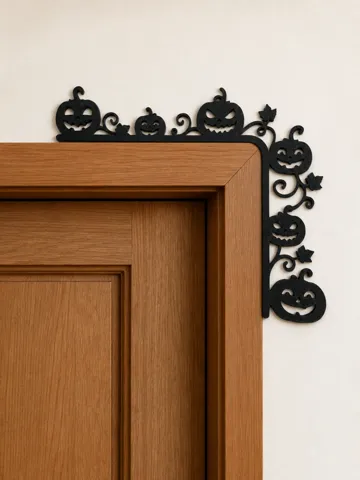 Soporte: Abóbora - Decoração de Canto de Porta de Halloween — vista de referencia 2