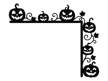 Soporte: Abóbora - Decoração de Canto de Porta de Halloween — vista de referencia 3
