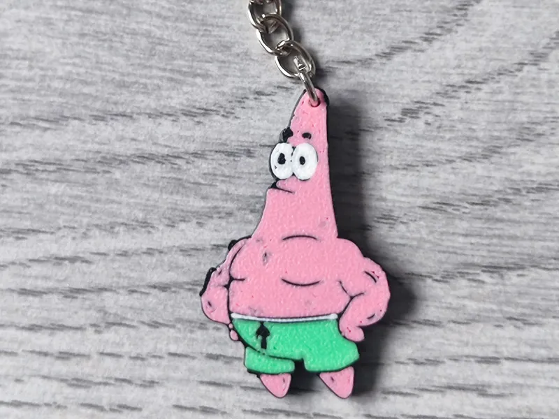 Keychain star Patrick