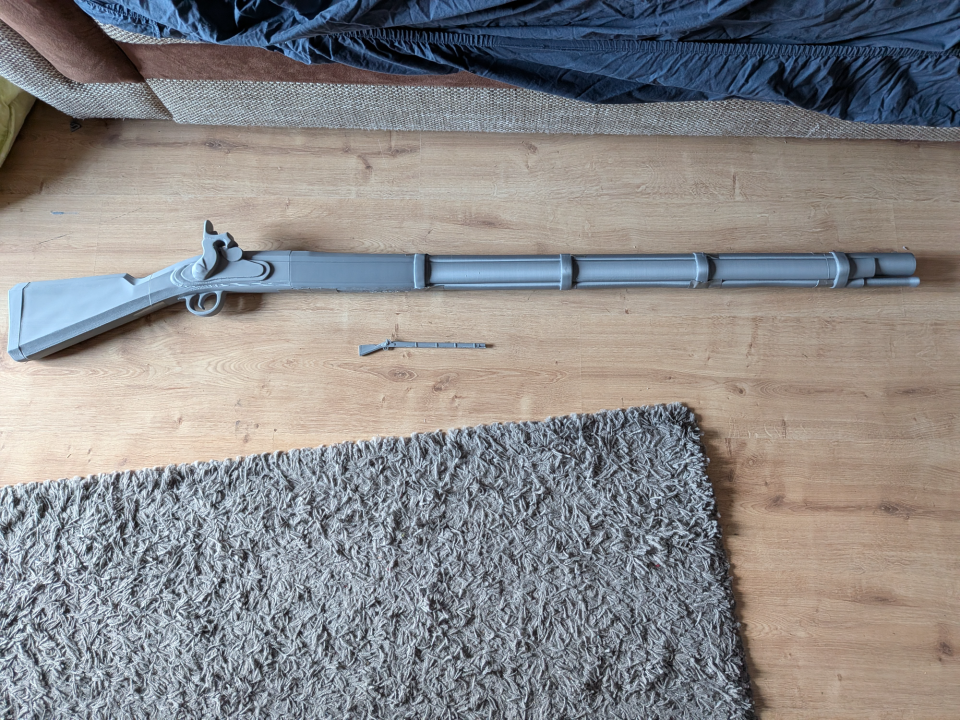 Giant 1.4m Simple Musket (Prop / LARP / Cosplay)