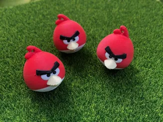 Angry Birds Red Keychain
