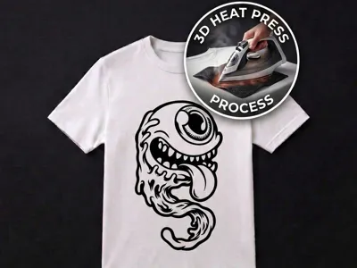 Monster Eye - T-shirt Print