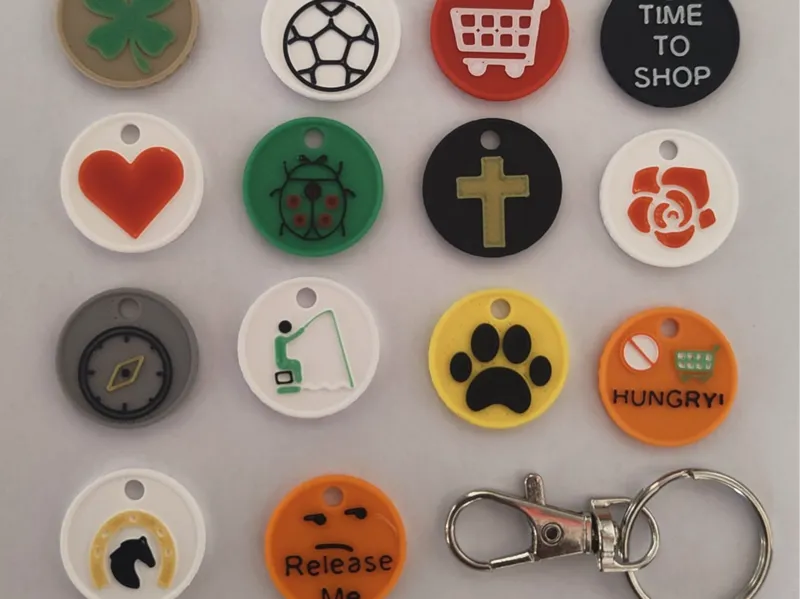 Universal Shopping Trolley Token Collection