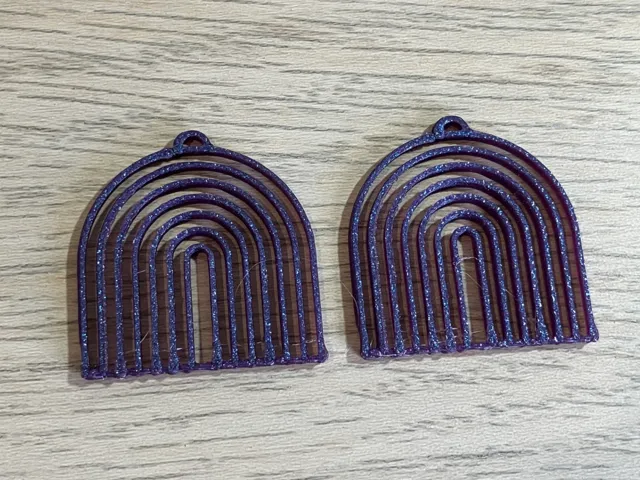 Rainbow Hanging earrings