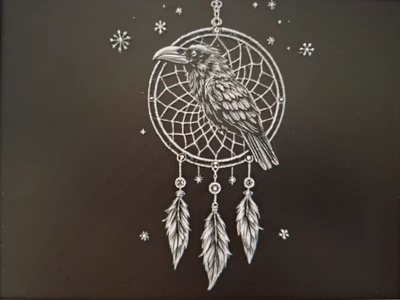 Dream Catcher Raven Spirit