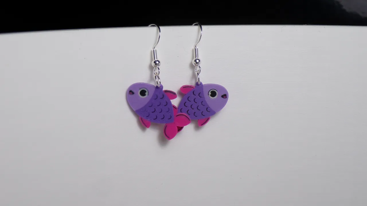 Flirty Fish Earrings view 2