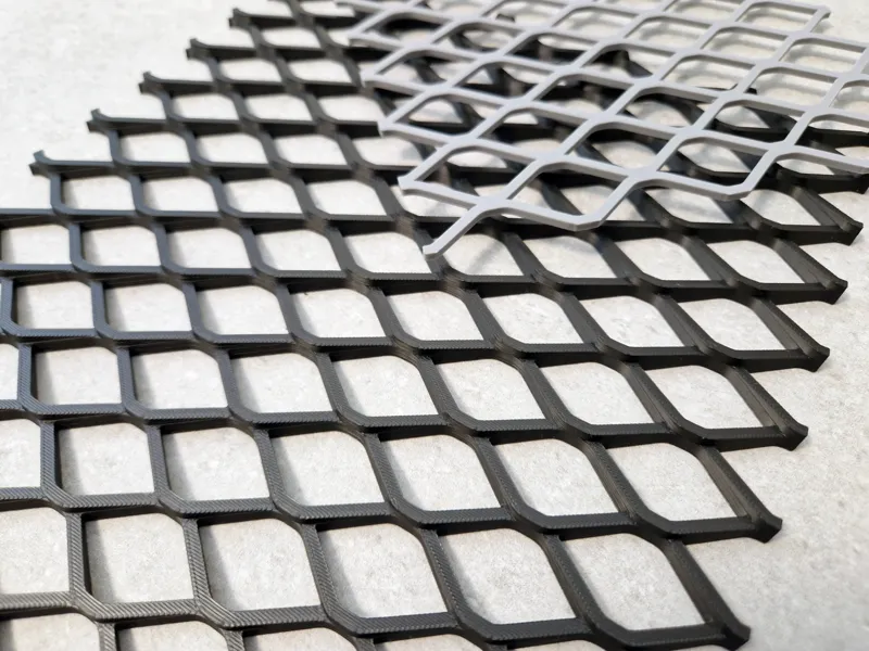 Expanded Metal Raised & Flat Diamonds