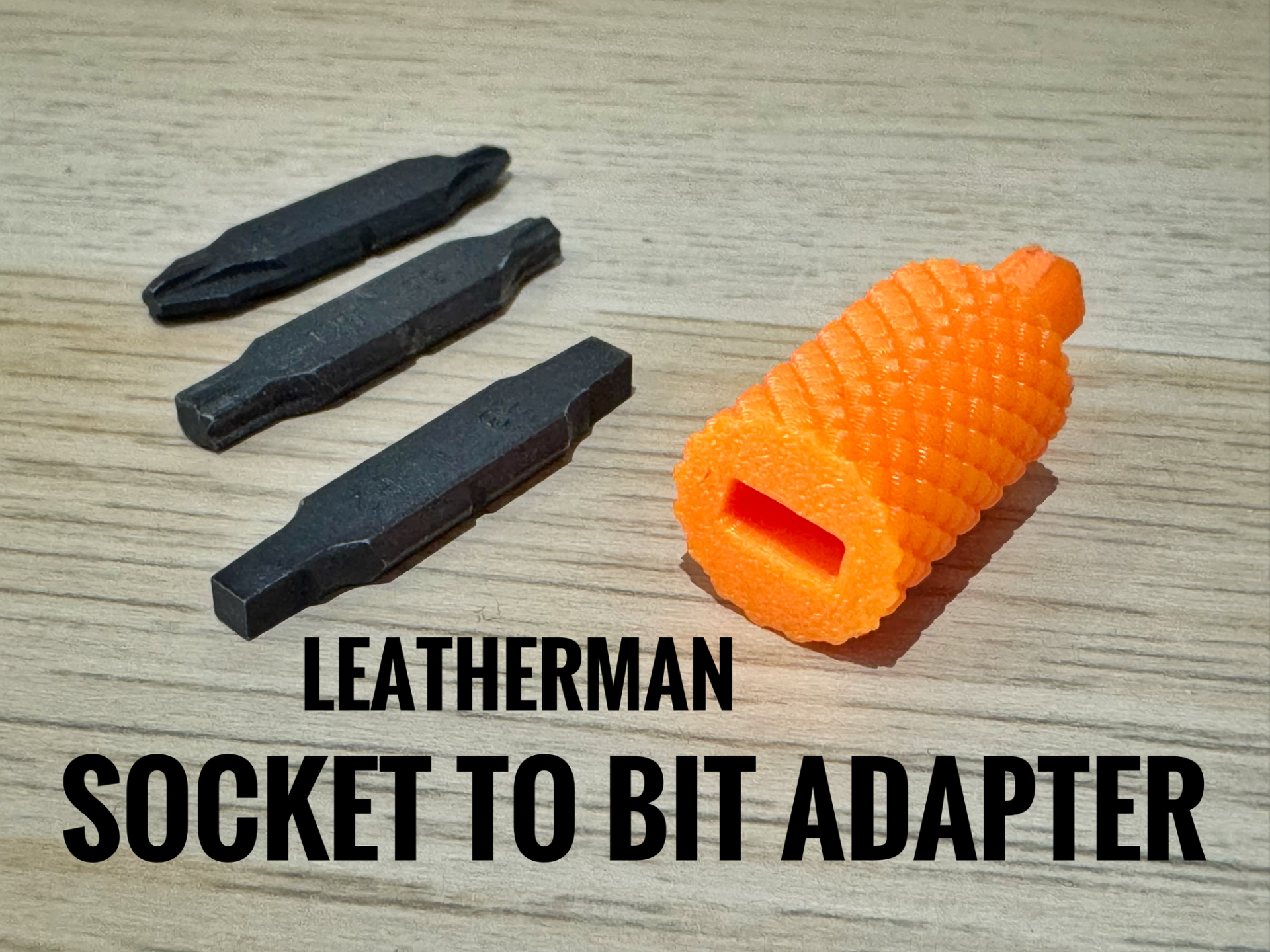 Leatherman socket to bit adapter