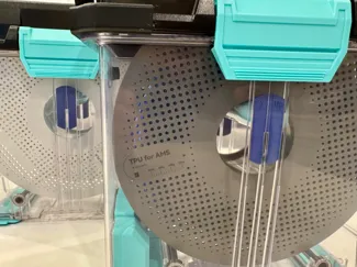 PolyDryer Box Spool Roller Mount