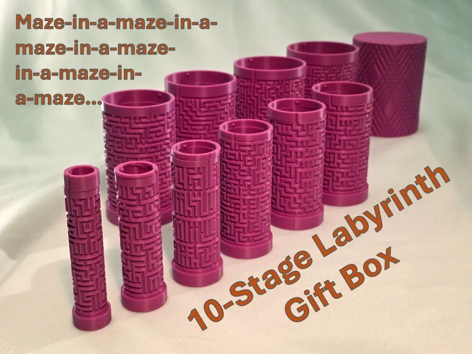 Dekoratif Labirent Kutusu, Koleksiyonluk Hediye, El Yapımı Süs
