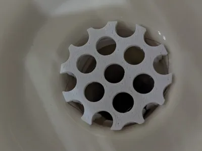 RV bathroom sink drain cover