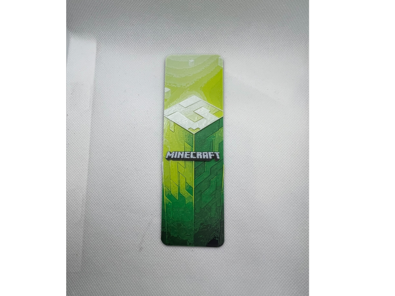 Minecraft Logo 3D Bookmark 