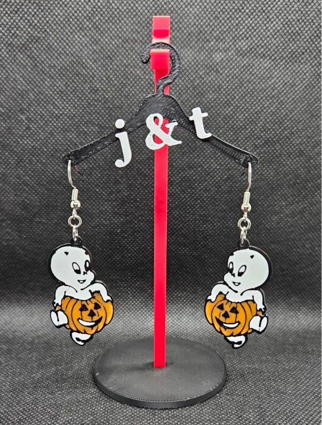 Casper the Friendly Ghost - earrings