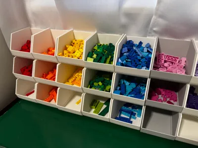 Building Brick Organizer bins 