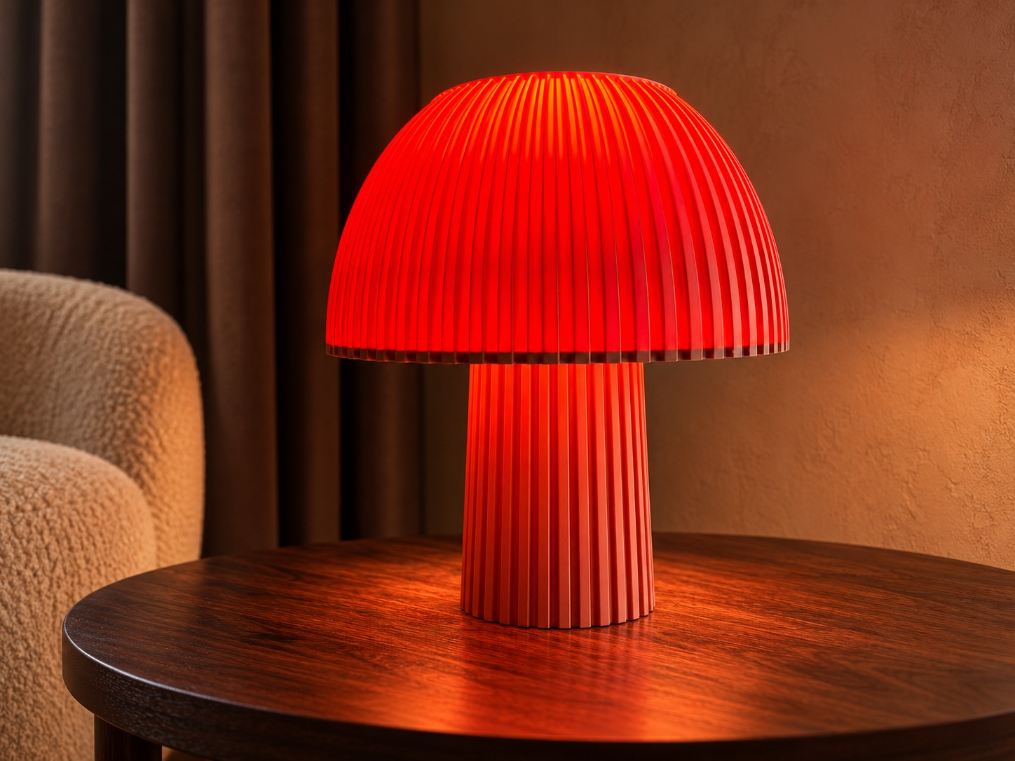 NOLU Mushroom - Ribbed Table Lamp 3D model