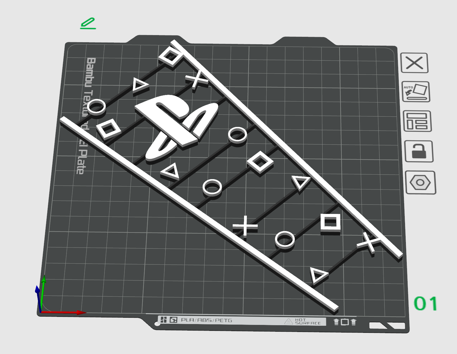 Miniatura 2 do modelo 3D PS5 Logo Insert 