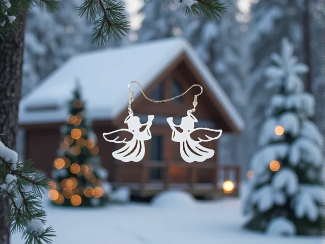 Christmas Angel v2 earrings