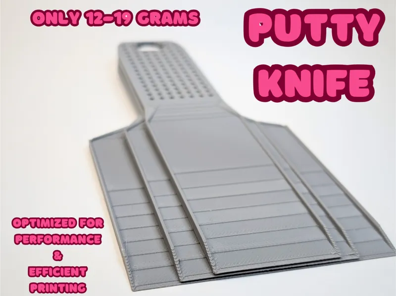 Putty Knife - 1.5", 2" and 3" - Flexible & Strong!
