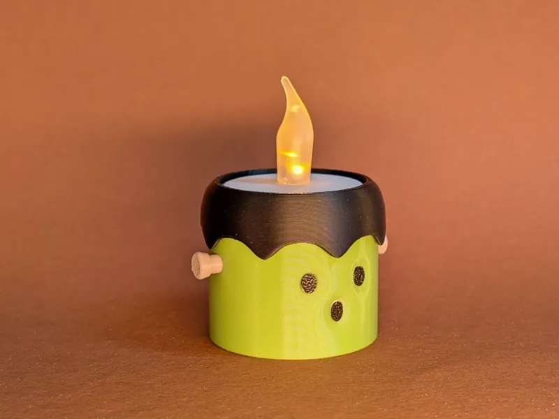 Cursed Tealight Holder - Frankenstein (No AMS)