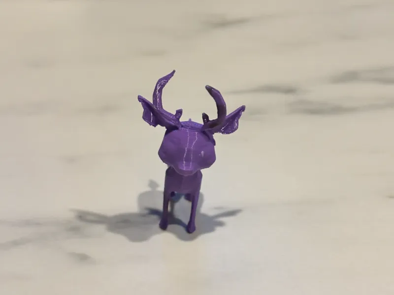 low poly deer