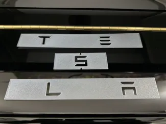 Tesla Model Y 3 Emblem Letters Install Template