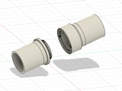32mm 360° rotatable vacuum cleaner connector or 32mm vacuum cleaner hose connector