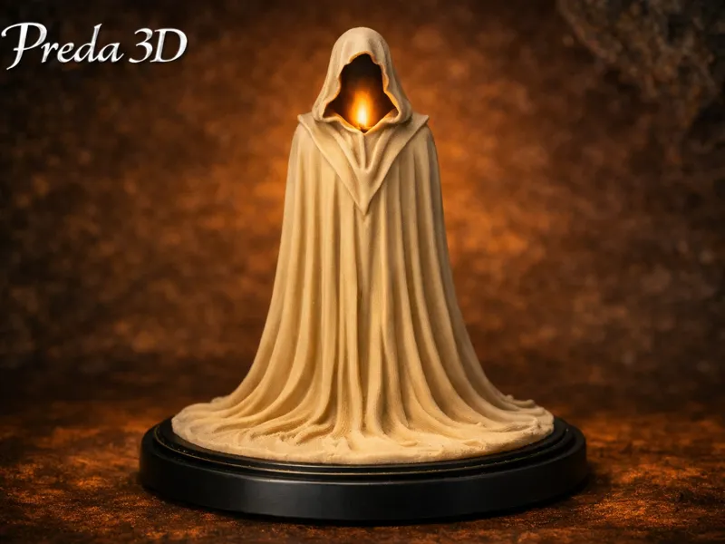 Veilleuse bougie led 4cm starwars esprit jedi