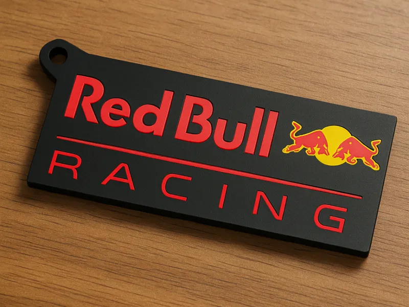 Red Bull Racing F1 Team Keychain – Dual Color