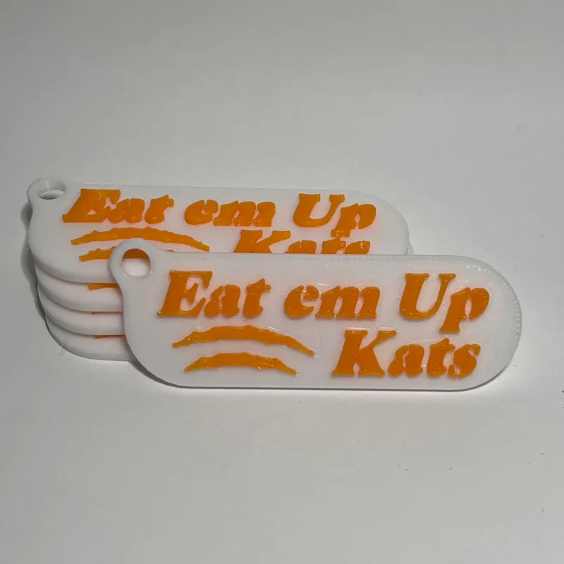 Eat em Up Kats Keychain