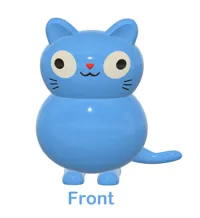 Chat de Schrödinger — figurine réversible — photo 1
