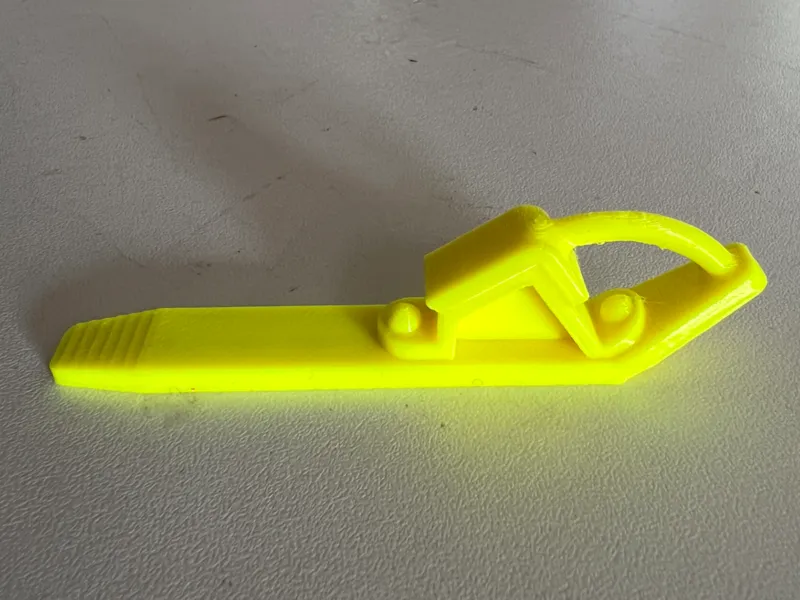 railway wheel chock (Hemmschuh)