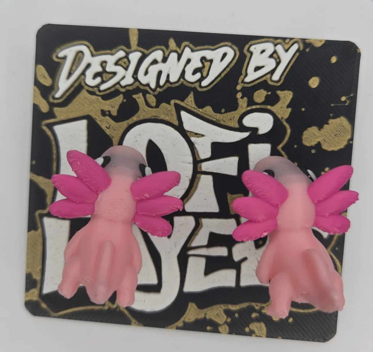 Axolotl Chomper Earrings view 2