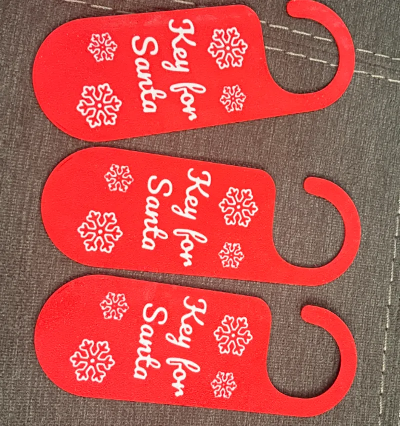 Key for Santa door hanger
