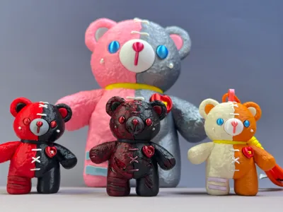 Sweetheart Doll Original IP Series Sweetheart Bear Fully Disassembled Version (Pendant + Ornament Version)